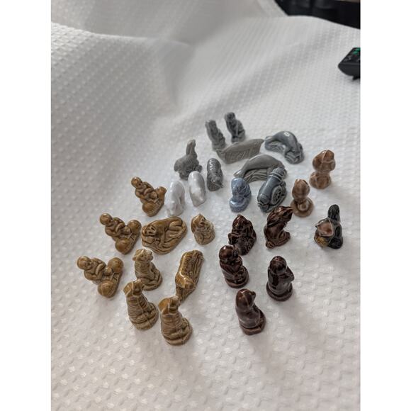 WADE RED ROSE TEA! WHIMSIES CERAMIC TEA ANIMALS, STATUETTES, SET OF 28 PIECES! - Picture 4 of 11